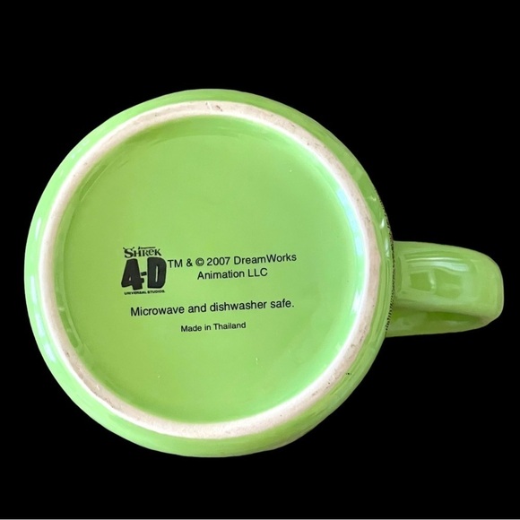 Rare Shrek Mug 4D Universal Studios 2007 Dream Works Coffee Mug Collectable - Picture 6 of 6